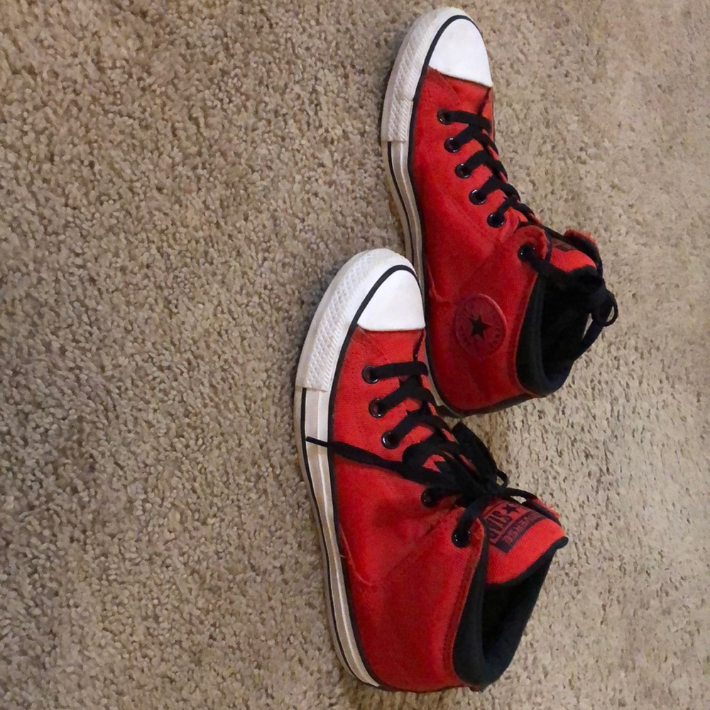 Red & Black Converse